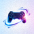 米乐官方网站MILE GAMES蓝色盾牌形logo